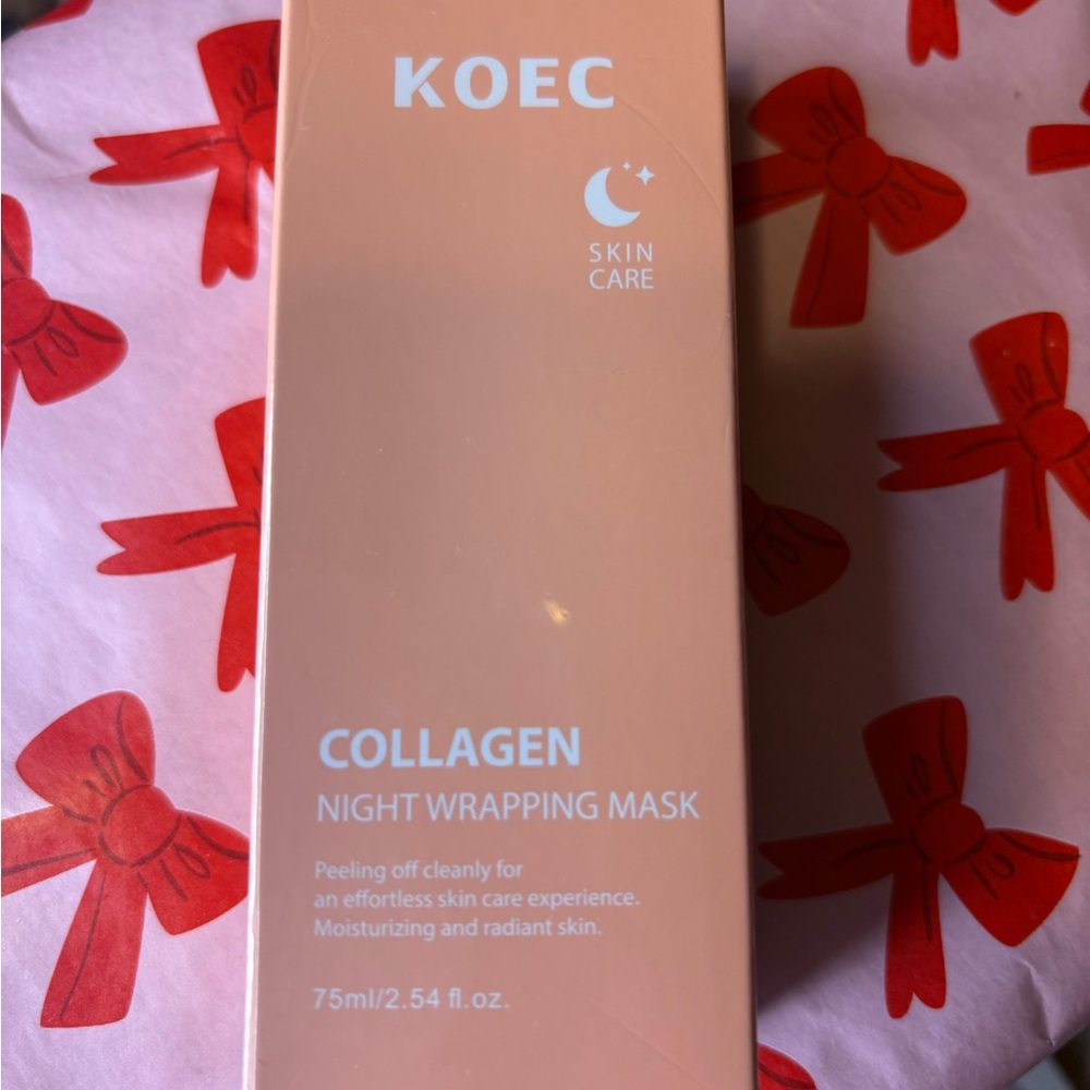 Collagen Night Wrapping Mask - Peach